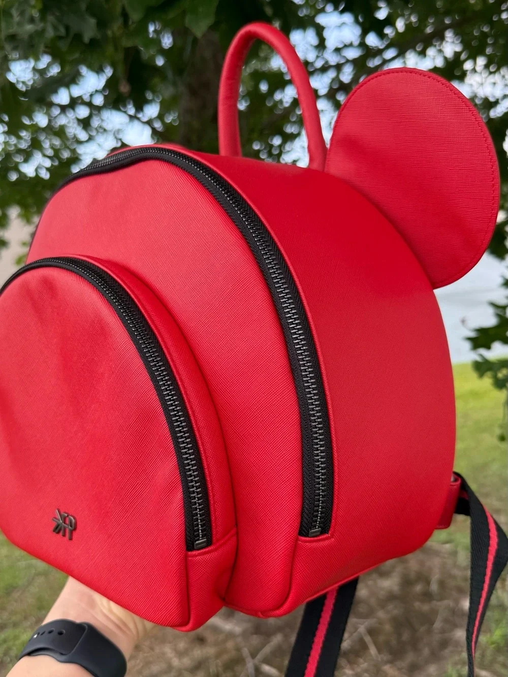 Disney Baby Red & freshly picked Mini Backpack with Mickey Sketch Lining